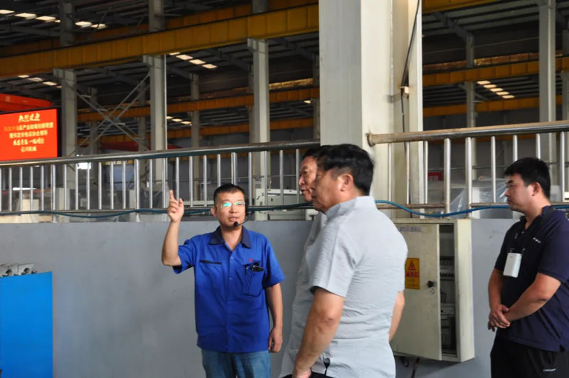 感恩有您，一路同行--熱烈歡迎保定包裝協(xié)會蒞臨信川參觀指導！